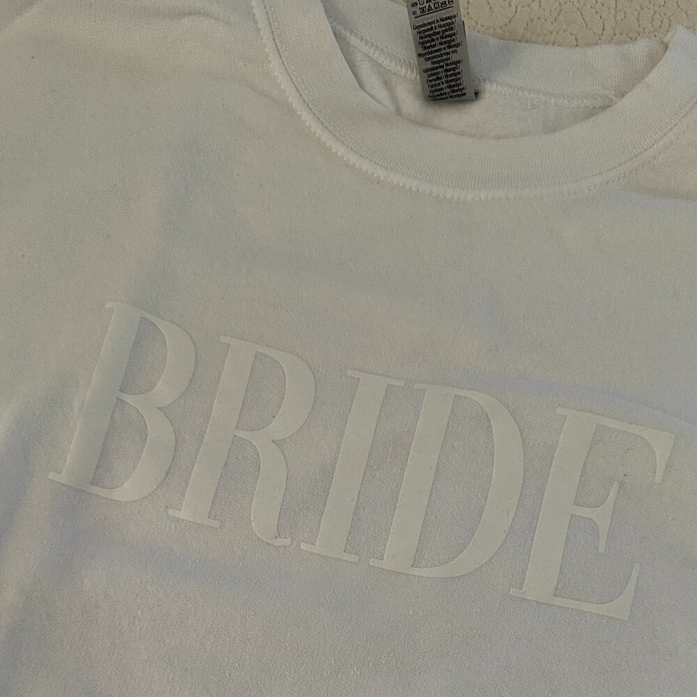 Bride Sweatshirt - White